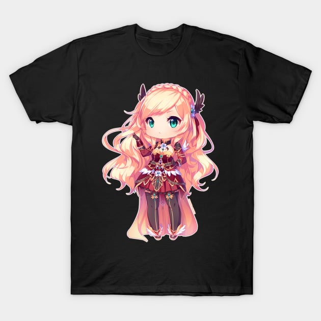 Cute Anime girl T-Shirt by WQ10